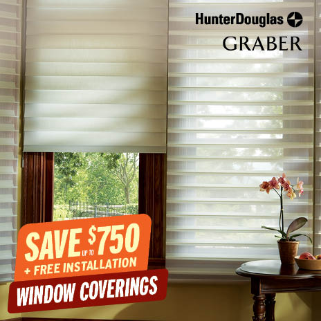 Save on window coverings